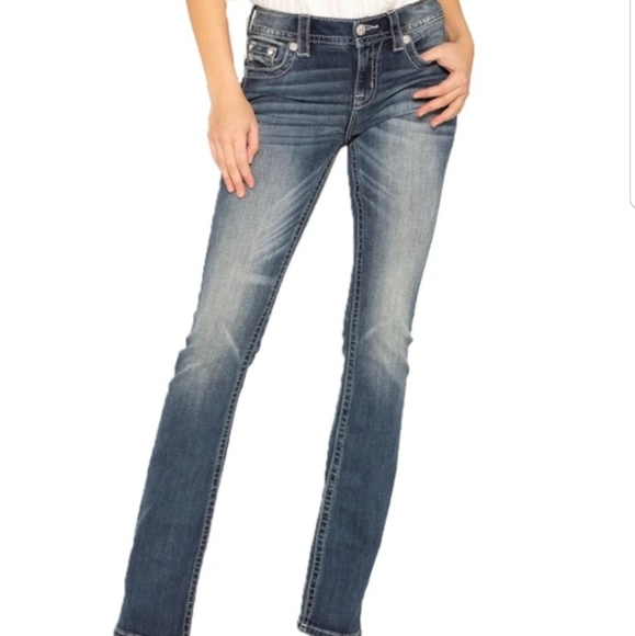 NWT Miss Me "Western Aztec" Jeans - Picture 3 of 7